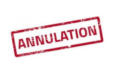 Suspension des activités